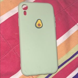 iPhone XR green avocado case